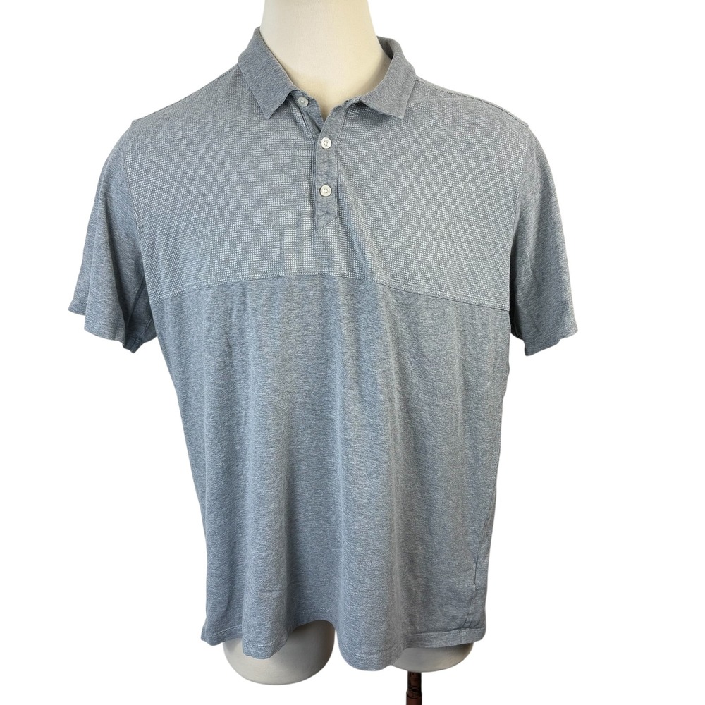 The North Face Mens Polo Shirt Grey Tekwear‎ Stretch Fabric Size XXL
